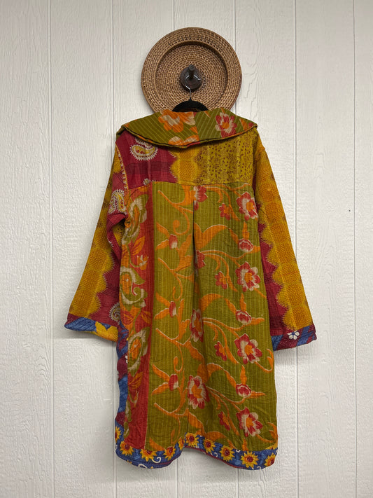 Fine Kantha Drifter Coat 1026 062