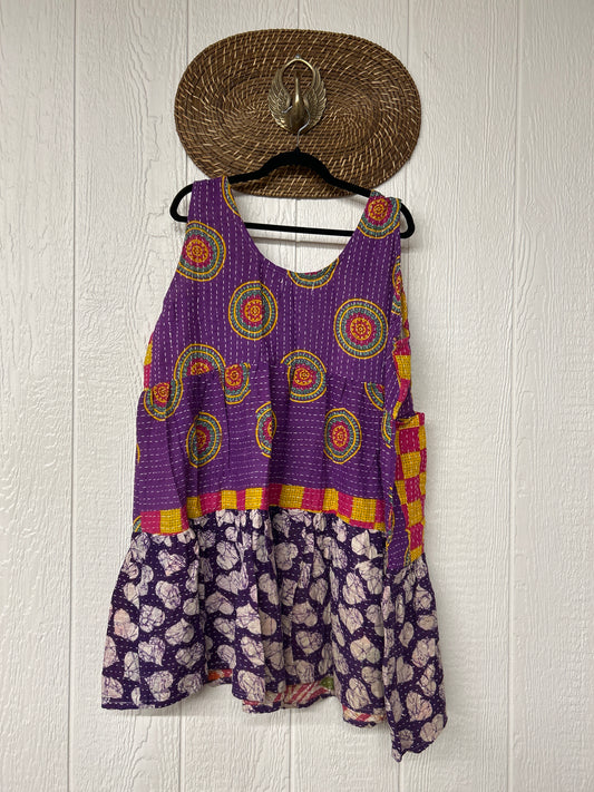 Kantha Meadow Mini Dress 0625 193