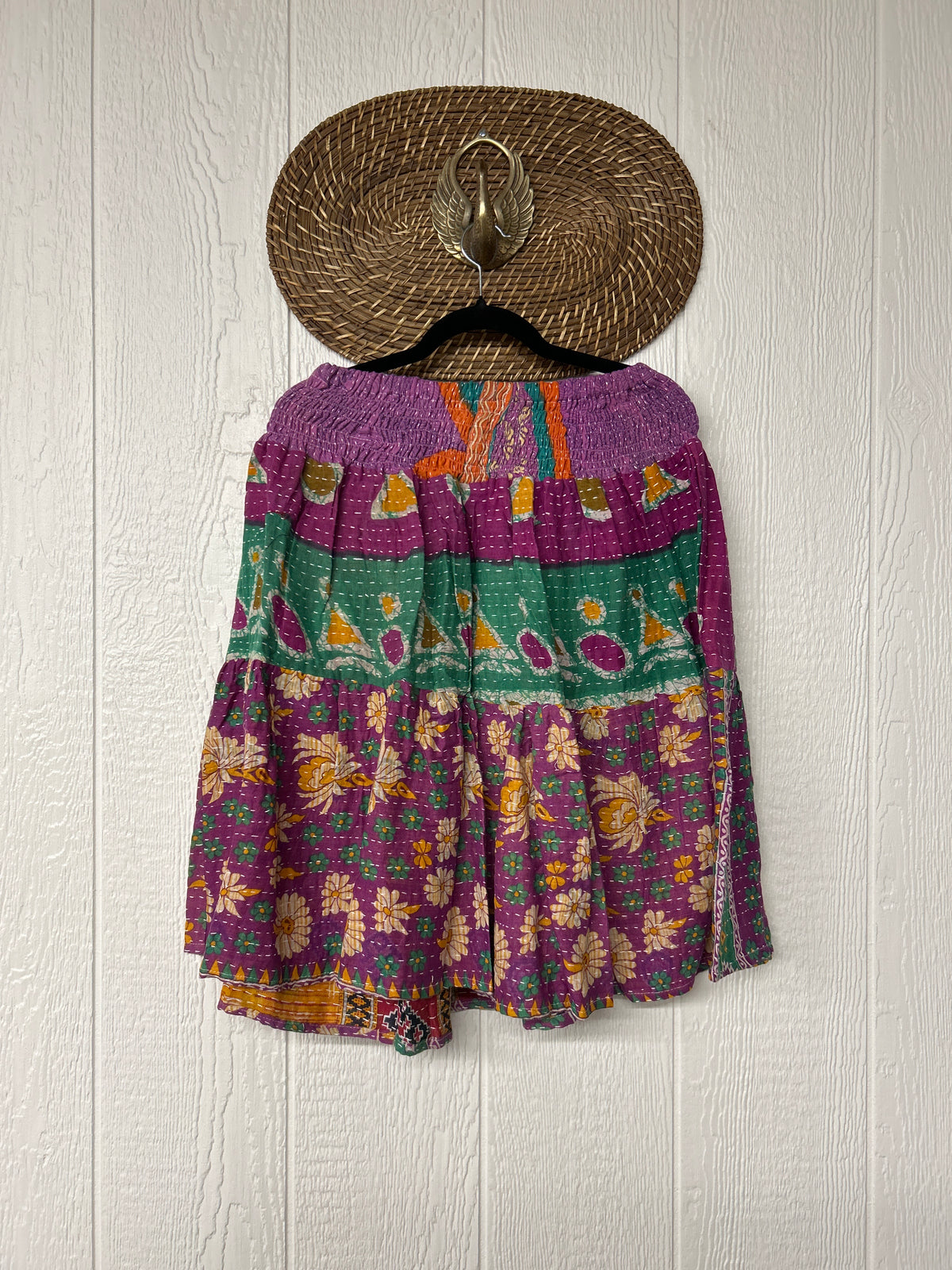 Pareo Kantha Meadow Skirt 0826 181