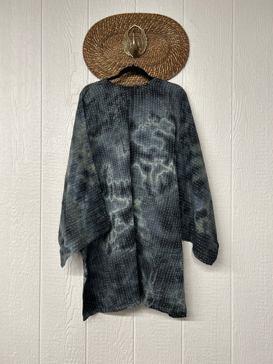 Pareo Kantha Gaia Split Tunic 0526 034