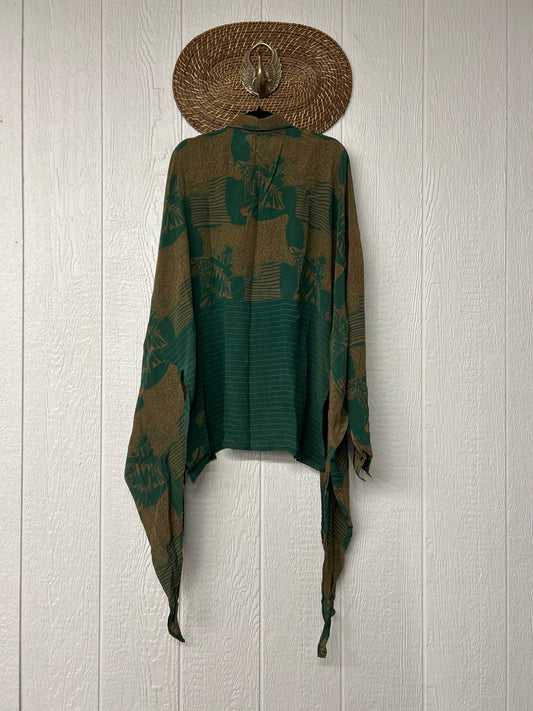 Crepe Sari Nirvana Button Down 1125 119