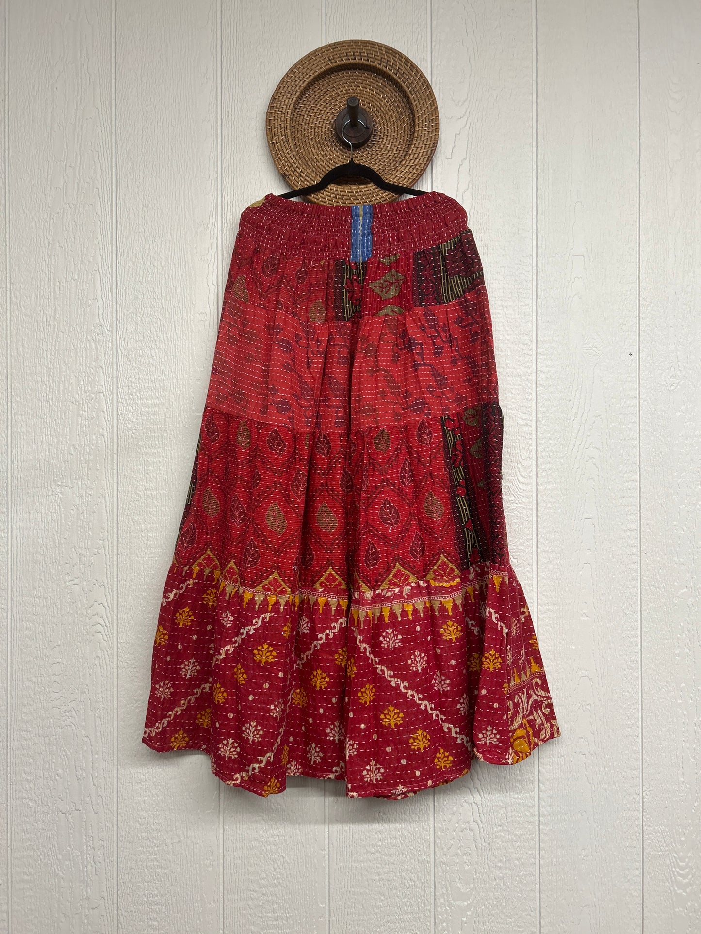 Pareo Kantha Lotus Maxi Skirt 0826 007