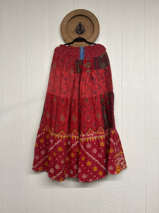 Pareo Kantha Lotus Maxi Skirt 0826 007
