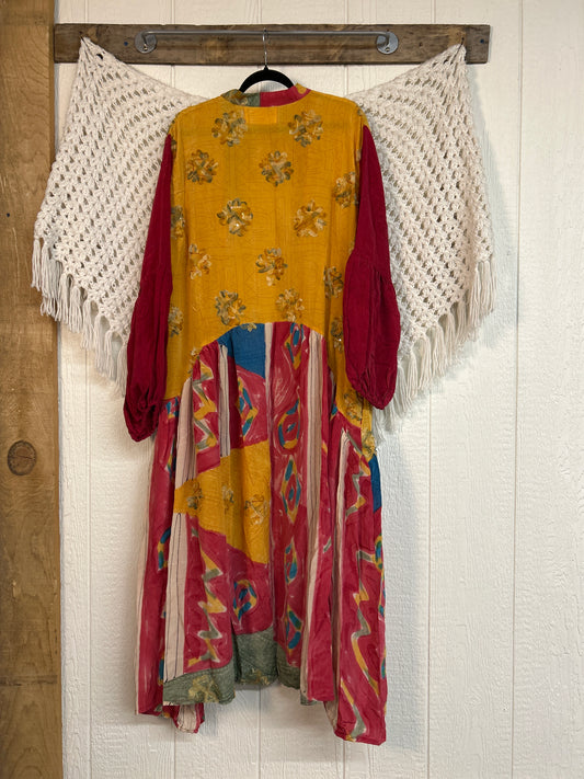 Crepe Sari Evermore Kimono 0126 259