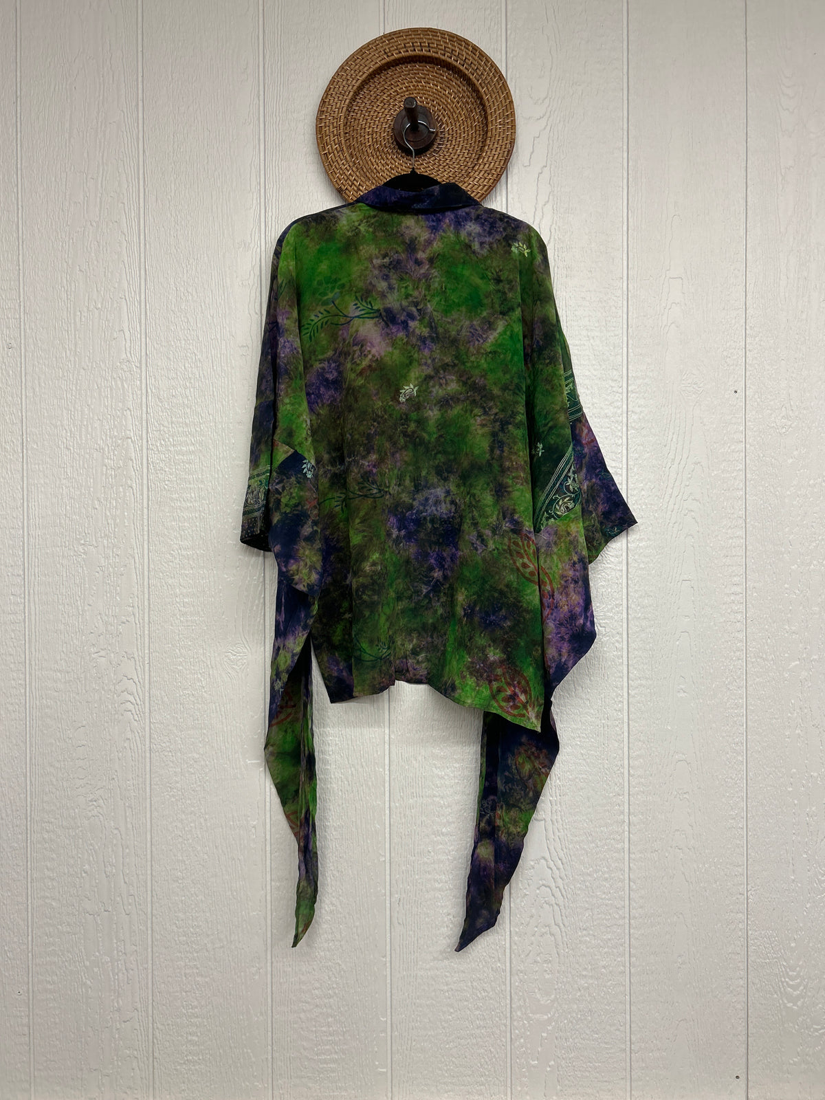 Crepe Sari Summer Nirvana Button Down 0626 103