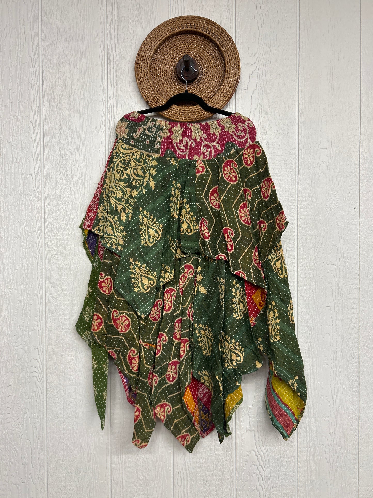 Pareo Kantha Pixie Skirt 0426 156