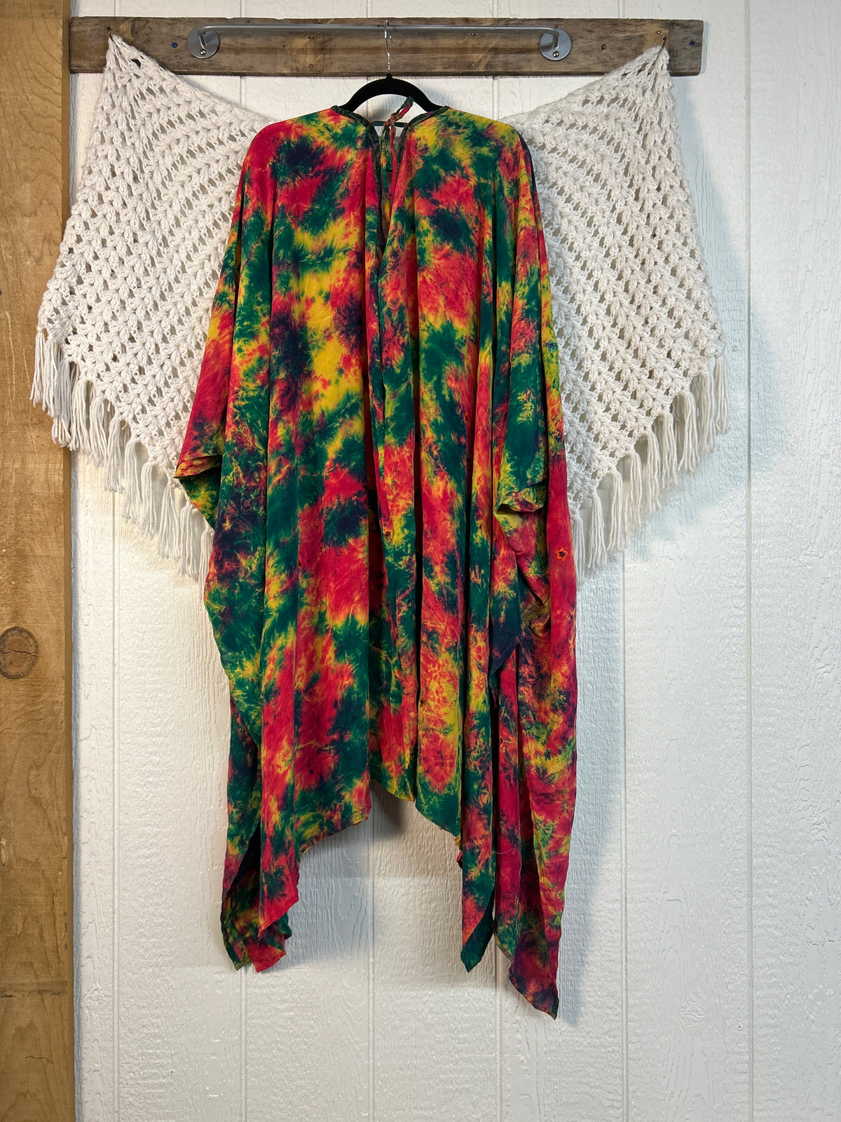 Crepe Sari Orchid Kimono 0626 159