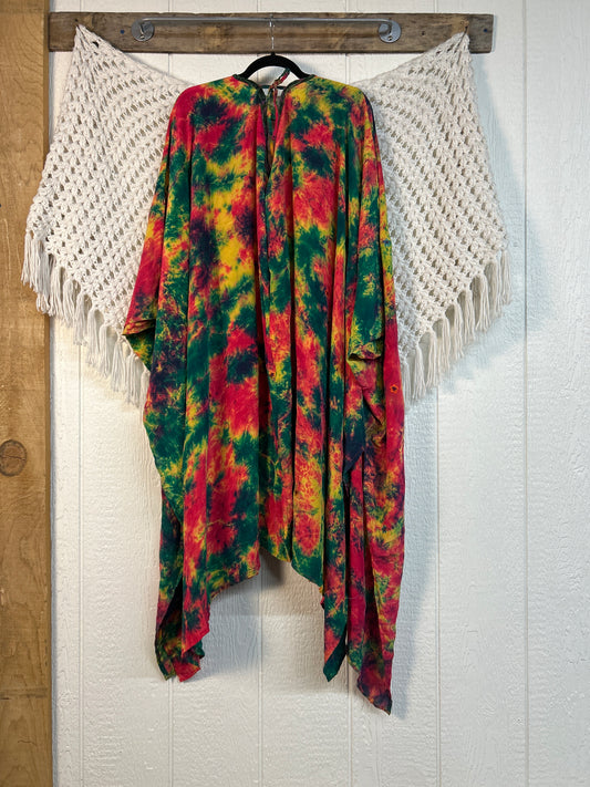 Crepe Sari Orchid Kimono 0626 159
