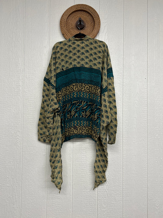 Crepe Sari Nirvana Button Down 1125 172