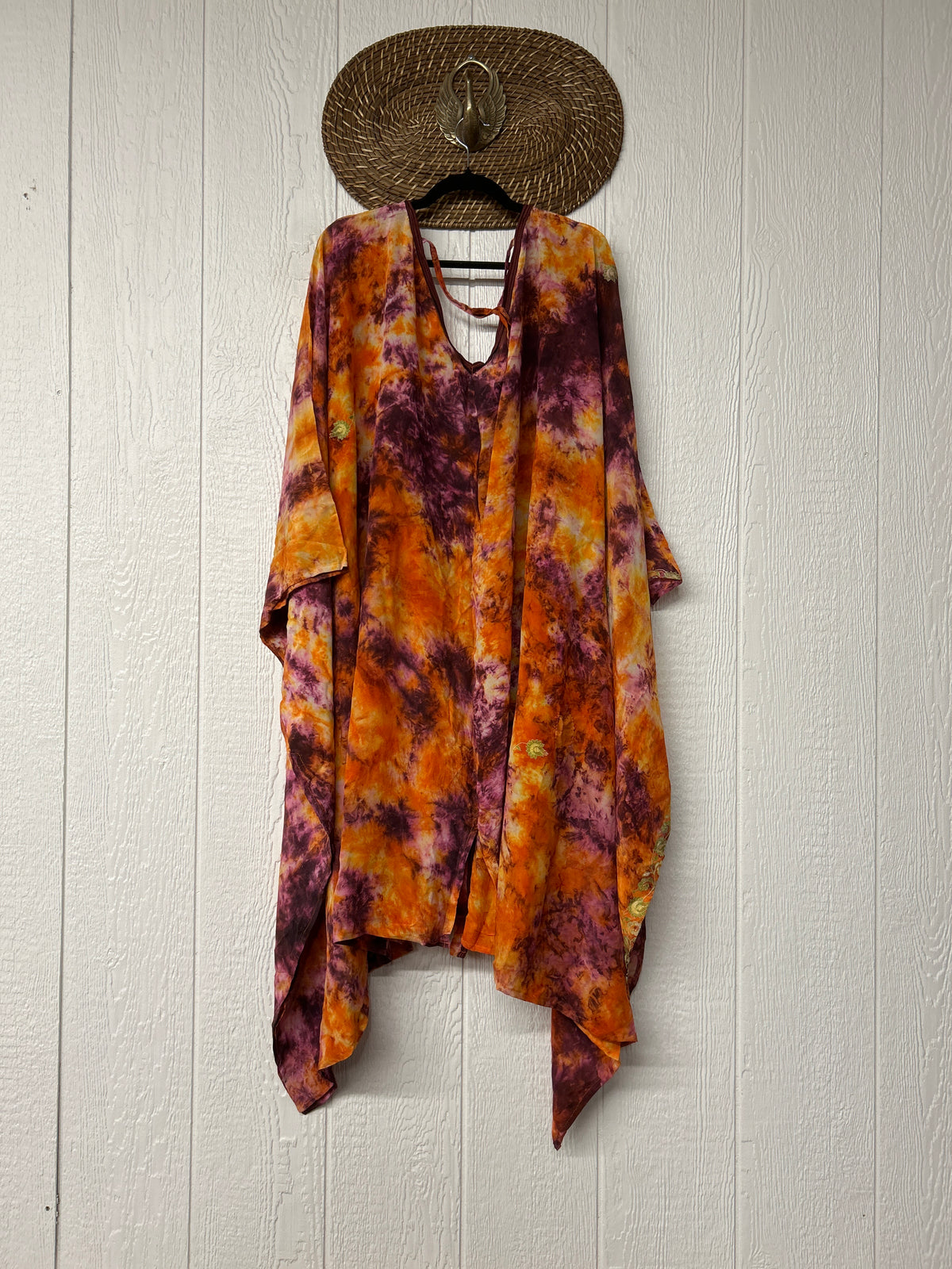 Crepe Sari Orchid Kimono 0626 114