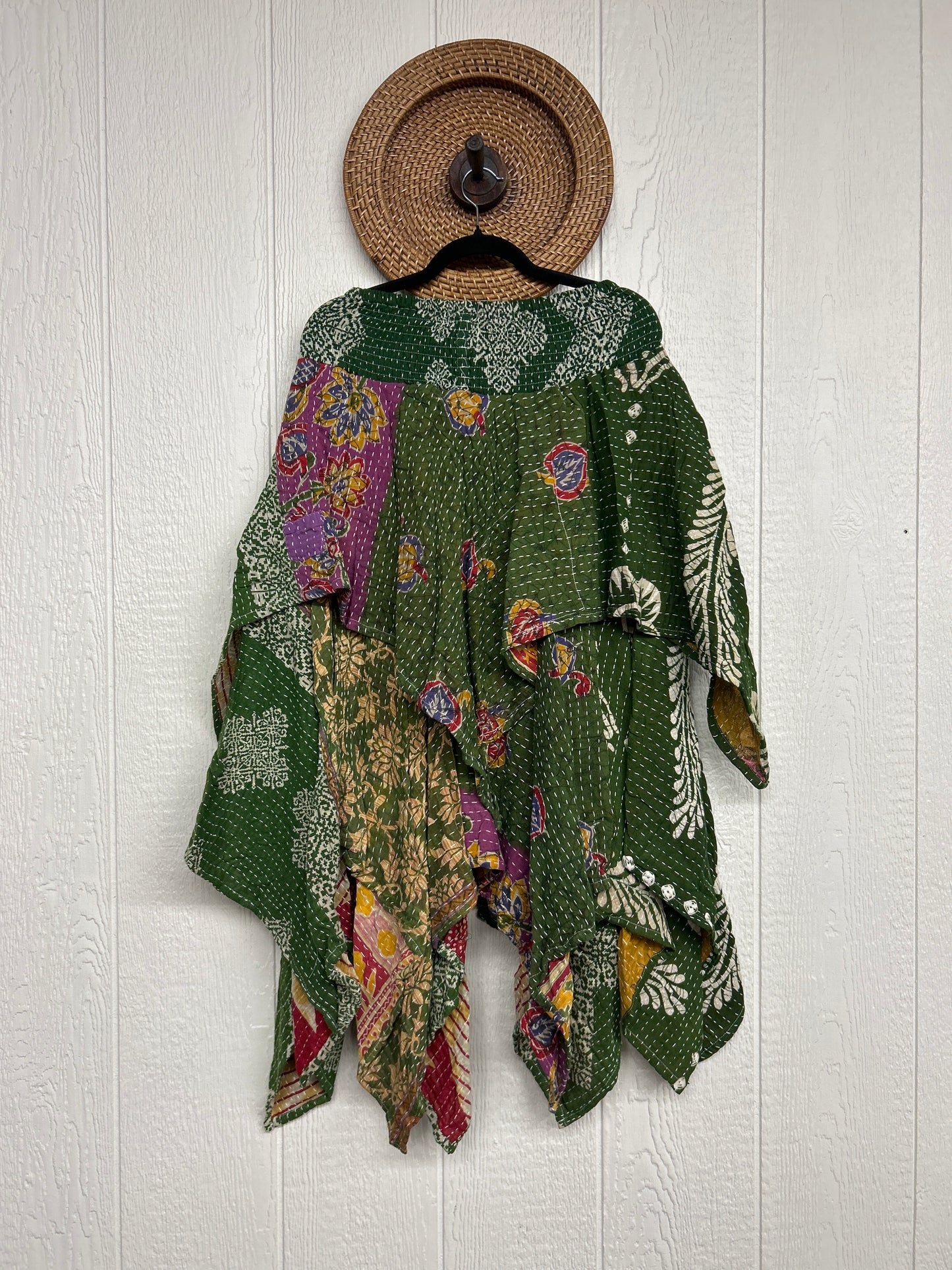 Pareo Kantha Pixie Skirt 0426 005