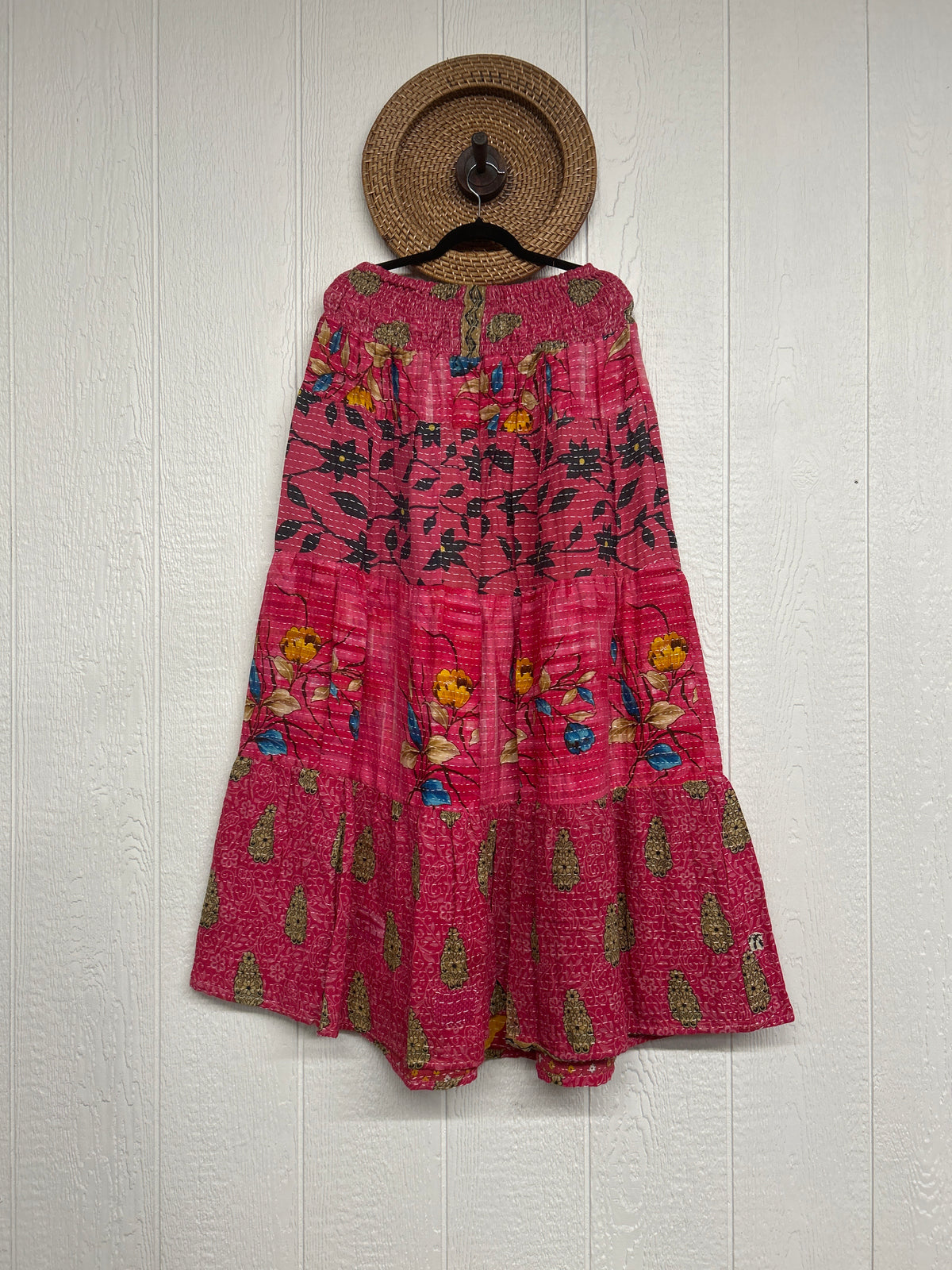 Pareo Kantha Lotus Maxi Skirt 0826 046