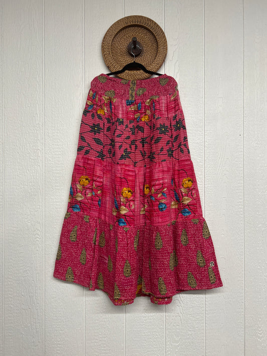 Pareo Kantha Lotus Maxi Skirt 0826 046