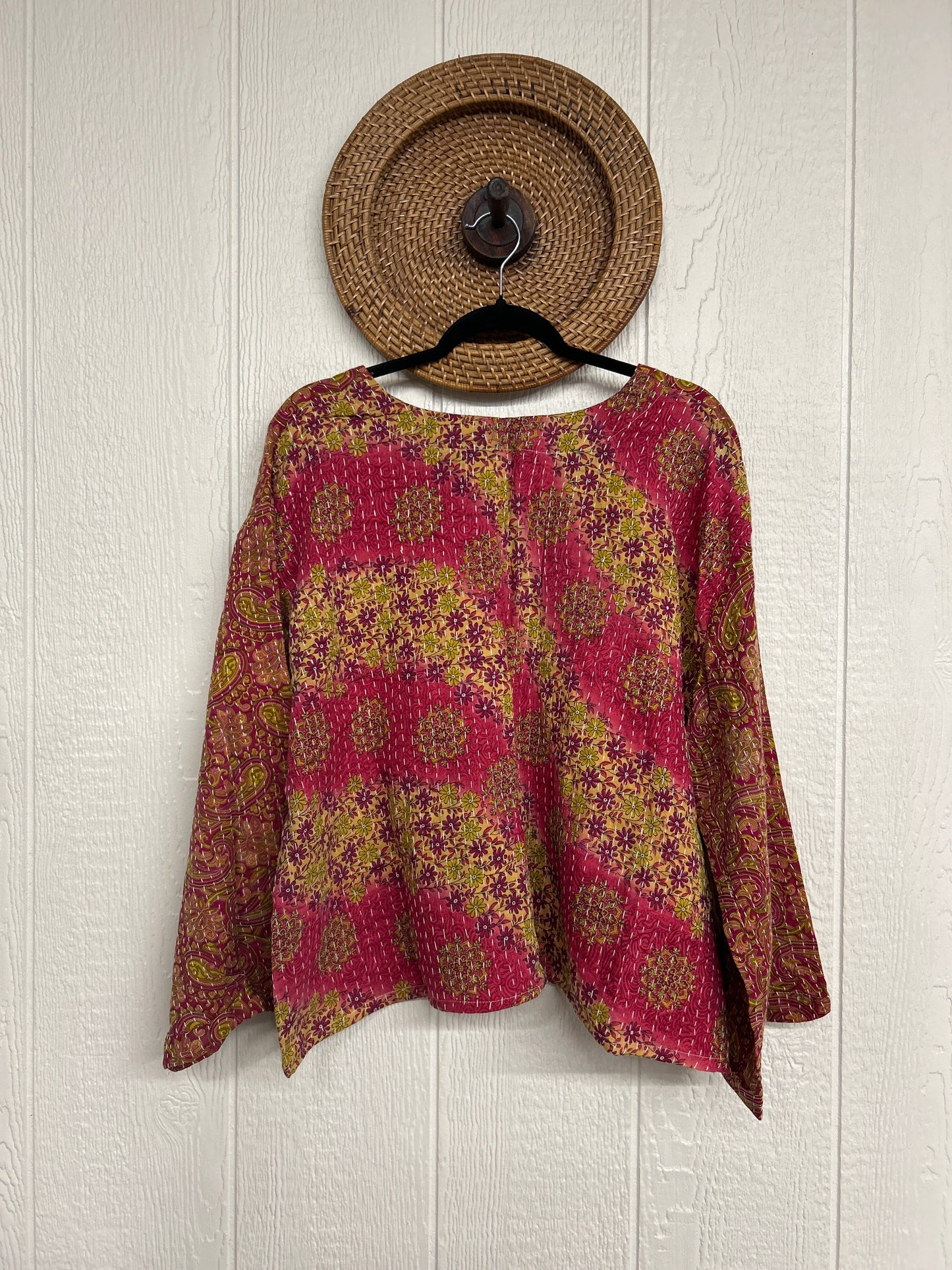 Pareo Kantha Wanderer Pocket Crop Top 0226 010