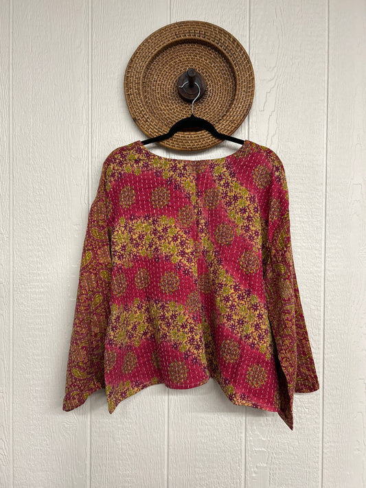 Pareo Kantha Wanderer Pocket Crop Top 0226 010