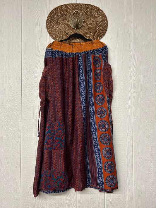 Rasgulla Sari Butterfly Cargo Skirt 0126 218