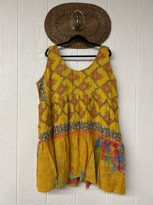 Kantha Meadow Mini Dress 0625 045