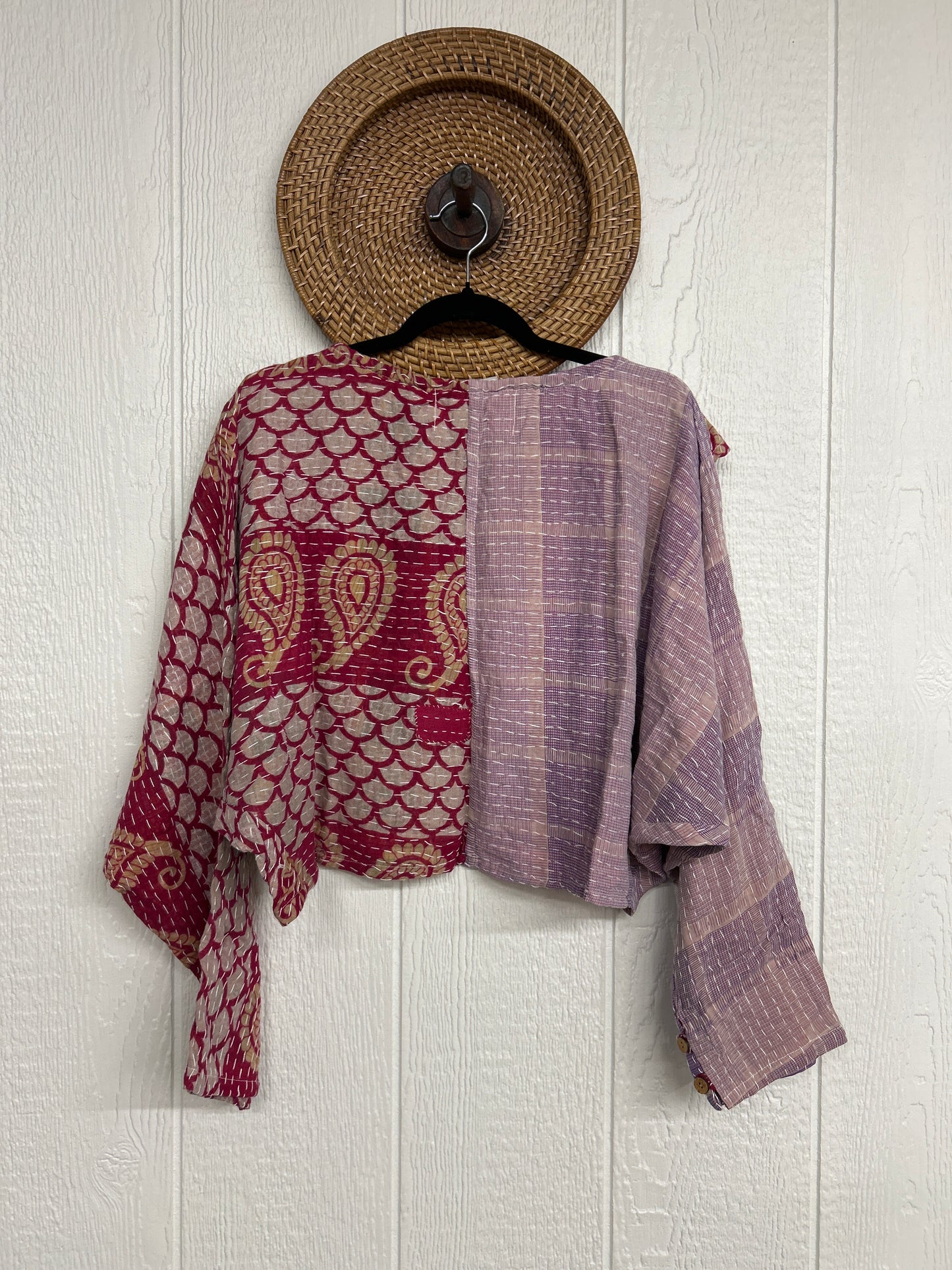 Pareo Kantha In Bloom Cropped Pullover 0326 117