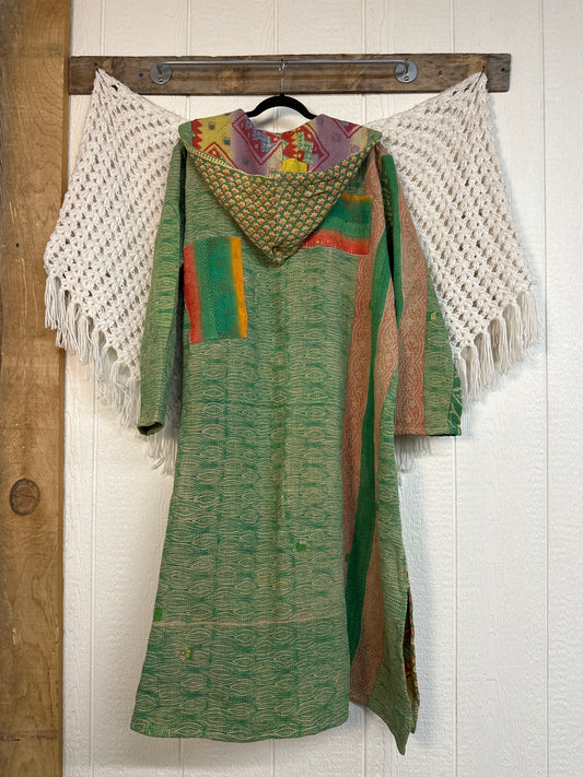 Fine Kantha Rising Sun Coat 1125 261