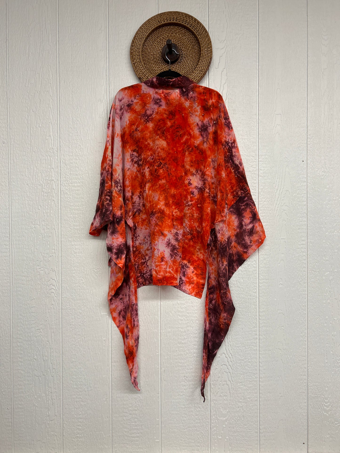 Crepe Sari Summer Nirvana Button Down 0626 134