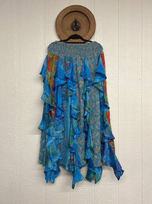 Pareo Kantha Willow Maxi Skirt 0826 068