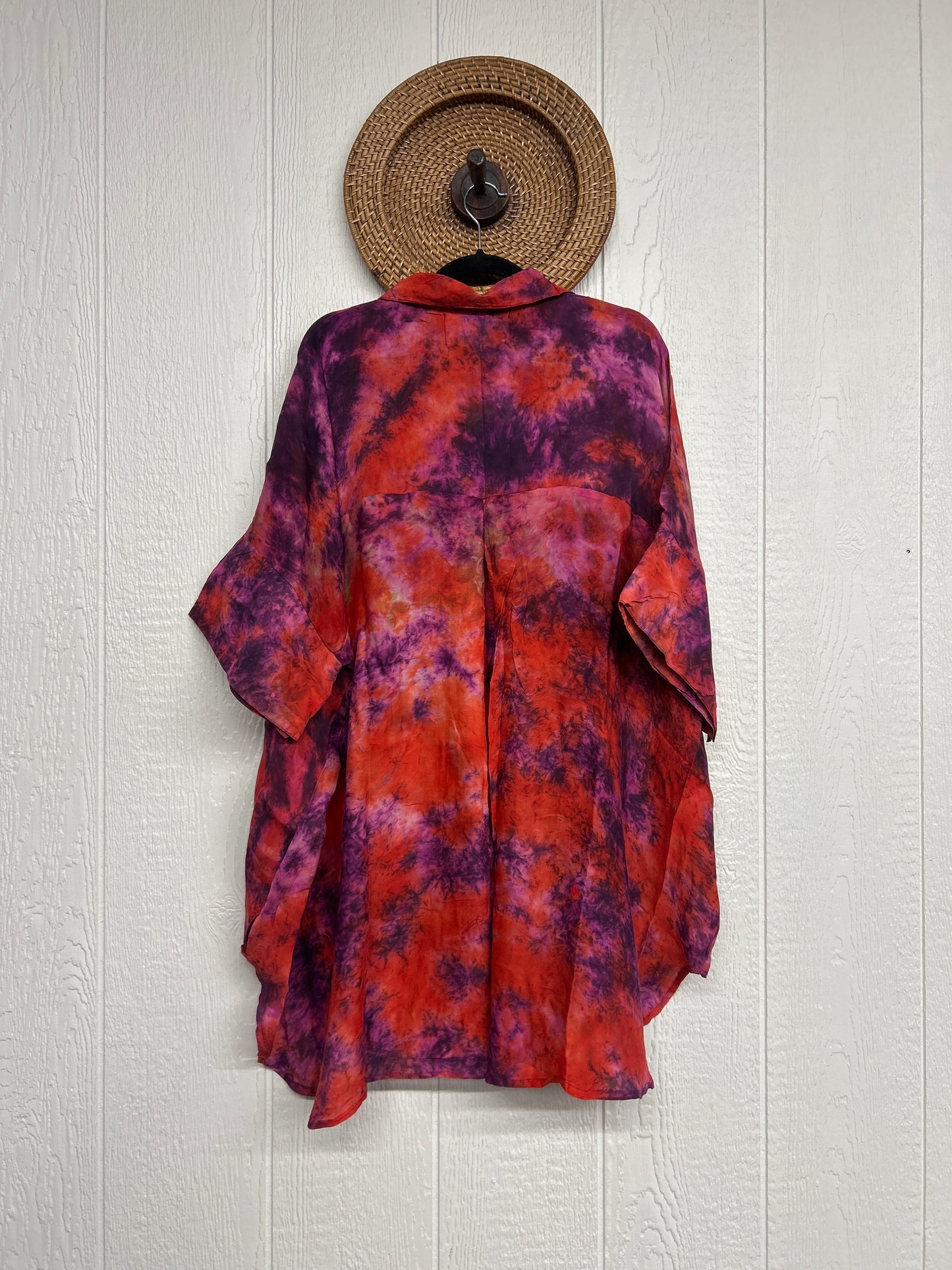 RETAIL Crepe Sari Free To Be Button Down 0626 177