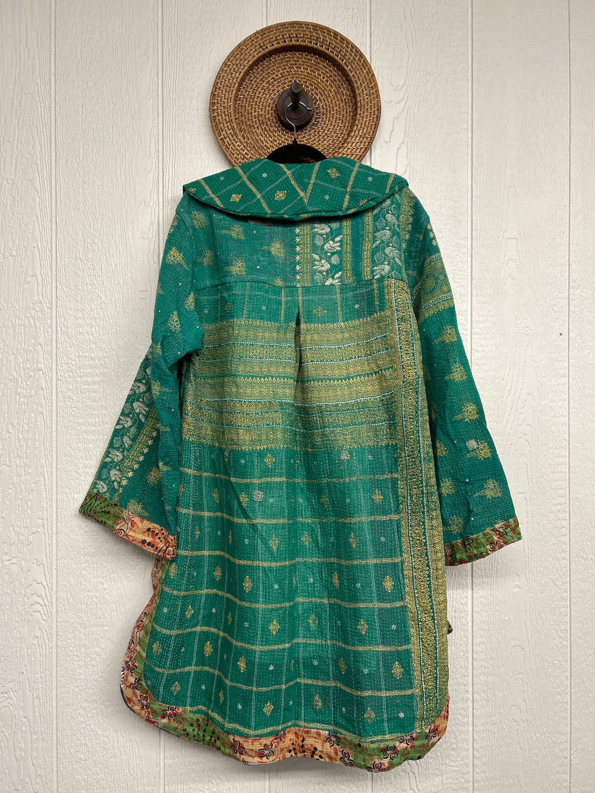 Fine Kantha Drifter Coat 1026 010
