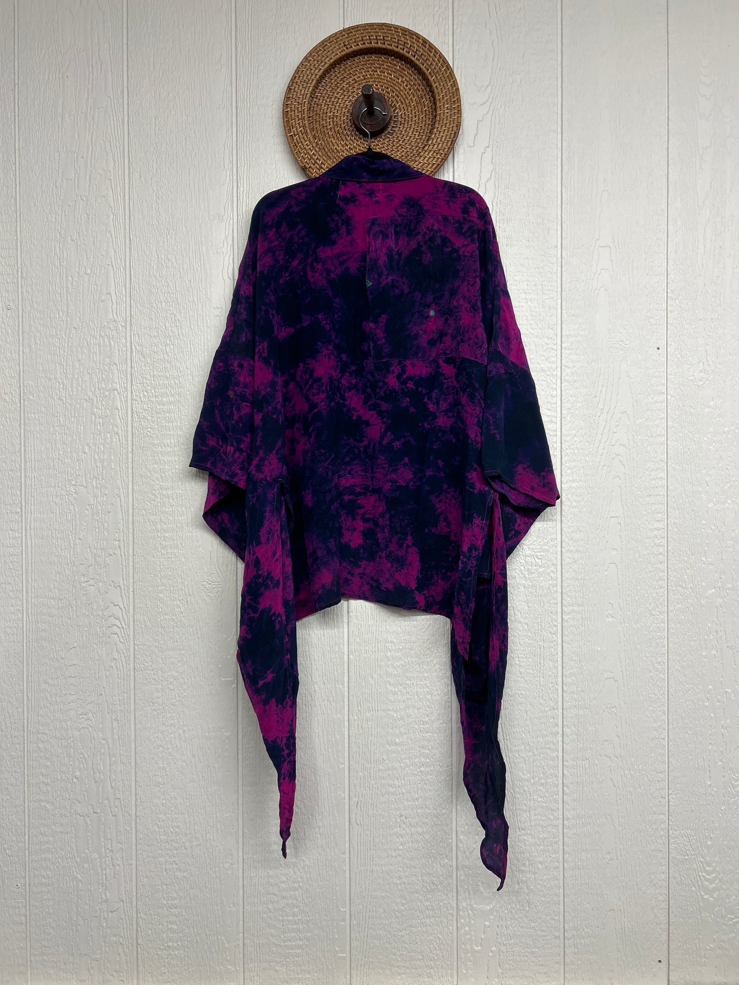 Crepe Sari Summer Nirvana Button Down 0626 204
