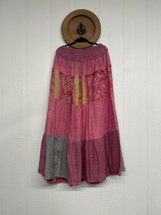 Pareo Kantha Lotus Maxi Skirt 0826 051