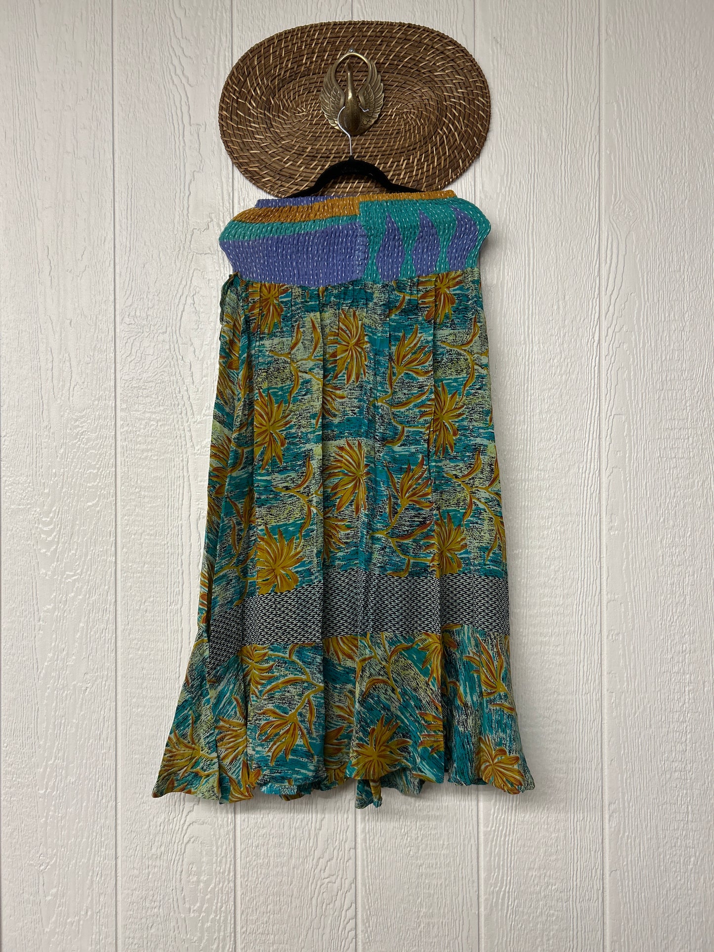 Crepe Sari Inner Peace Wrap Skirt 0626 128