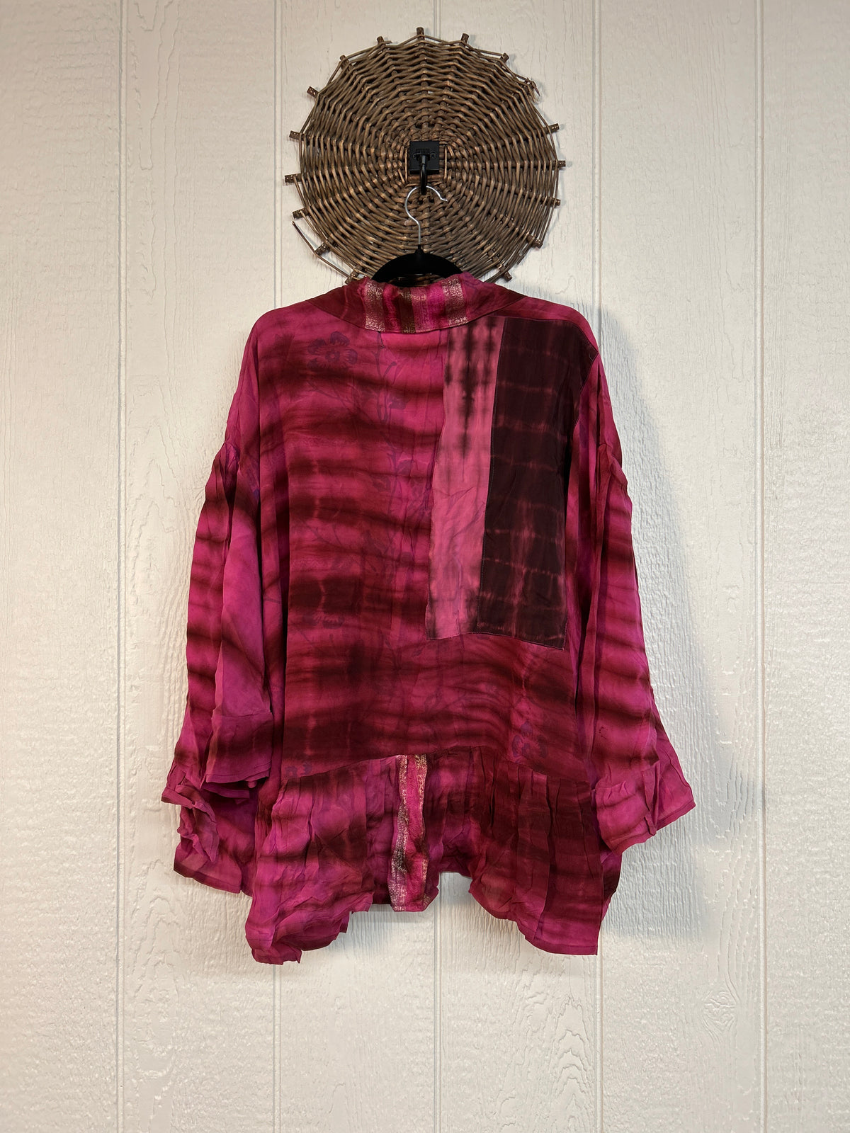 Crepe Sari Wild Rose Top 1026 016