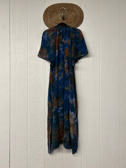 Crepe Sari Summer Woodstock Duster 0626 151
