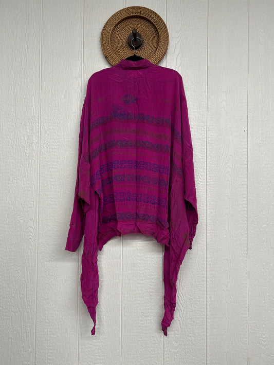 Crepe Sari Nirvana Button Down 1125 197