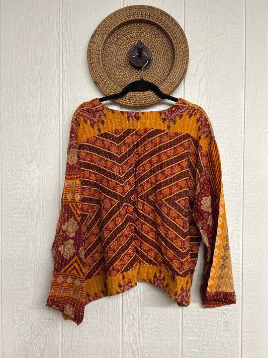 Pareo Kantha Wanderer Pocket Crop Top 0226 192