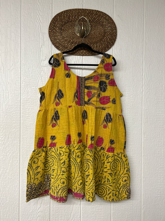 Kantha Meadow Mini Dress 0625 146