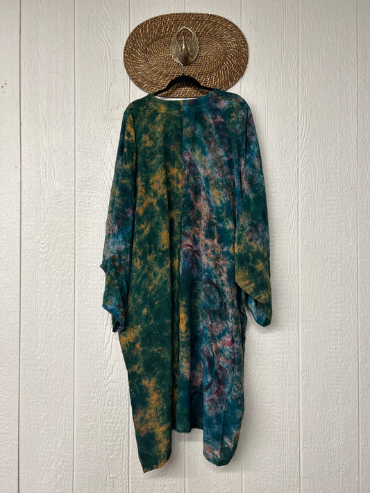 Crepe Sari Gaia Duster Dress 0426 175