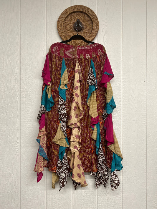Pareo Kantha Willow Maxi Skirt 0826 225