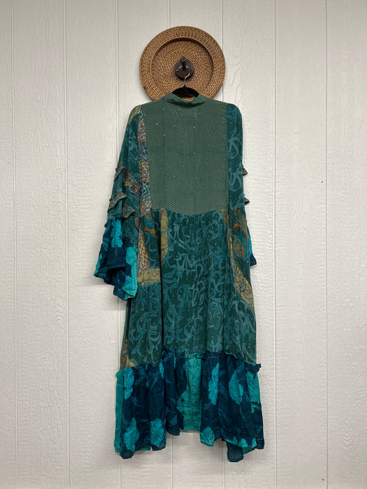 Crepe Sari Rhiannon Duster Dress 0226 249