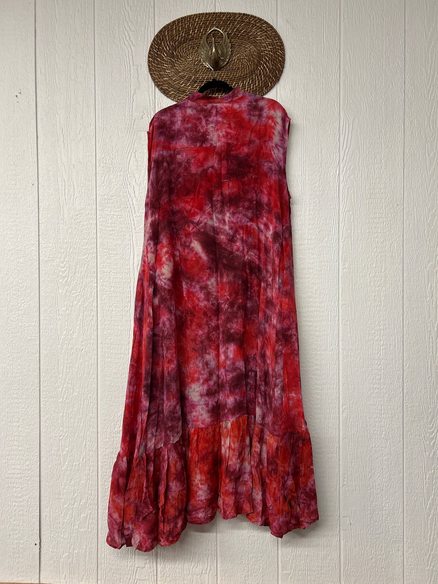 Crepe Sari Summer Dahlia Duster 0726 137