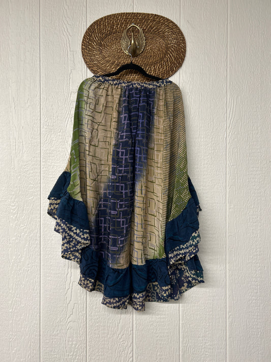 Crepe Wild Rose Skirt 1025 200