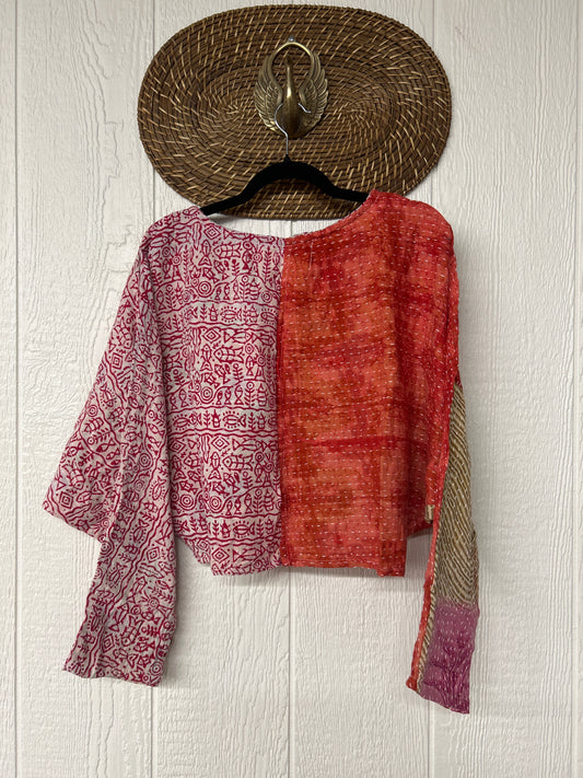 Pareo Kantha In Bloom Cropped Pullover 0326 268