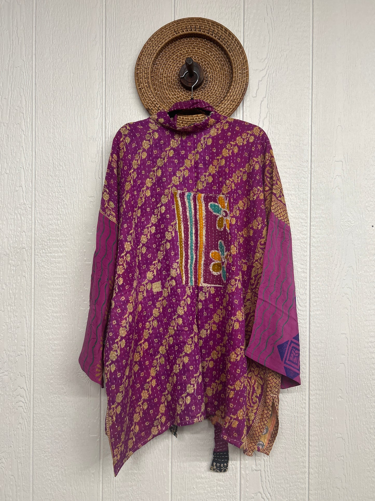 RETAIL Pareo Kantha Shortie Majestic Kimono 0326 207