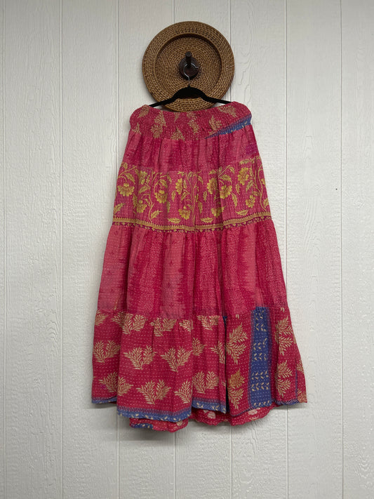 Pareo Kantha Lotus Maxi Skirt 0826 067