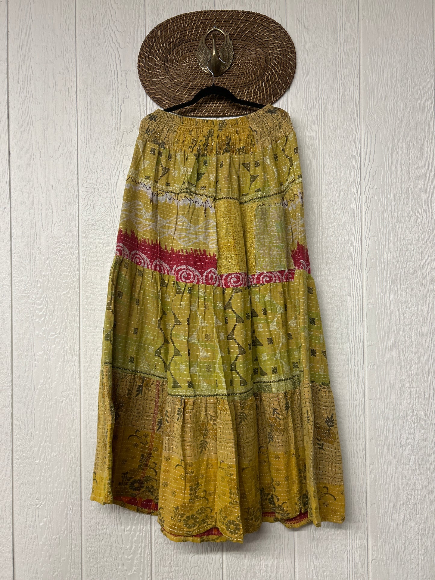 Pareo Kantha Lotus Maxi Skirt 0826 128