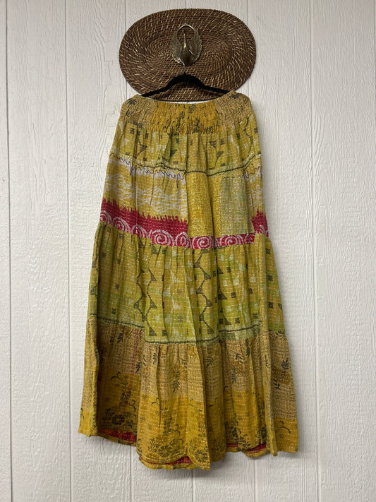 Pareo Kantha Lotus Maxi Skirt 0826 128