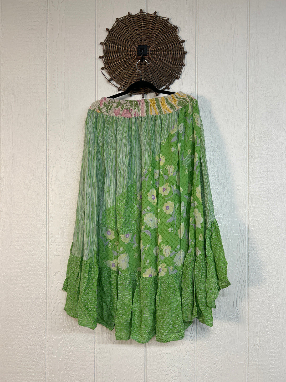 Crepe Sari Dahlia Skirt 1026 197