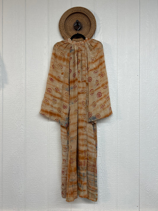 Crepe Sari Woodstock Duster Dress 0226 226