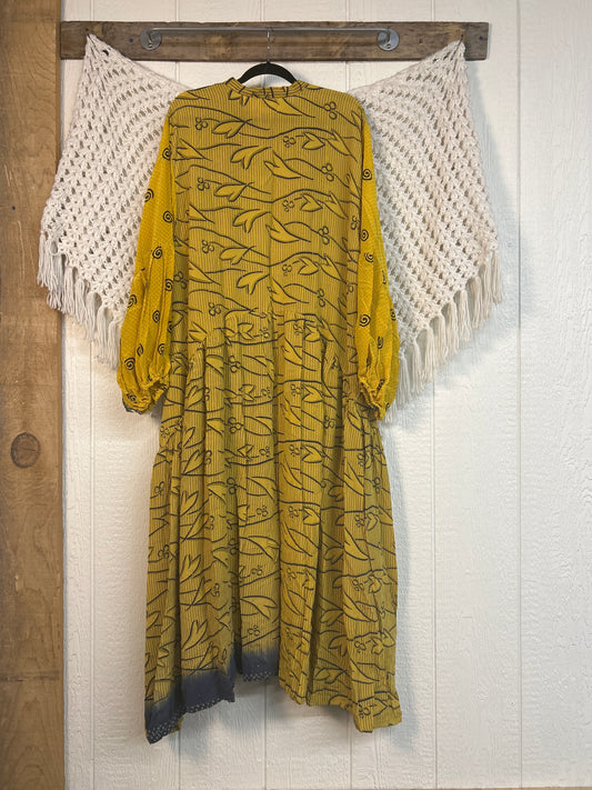 Crepe Sari Evermore Kimono 0326 198