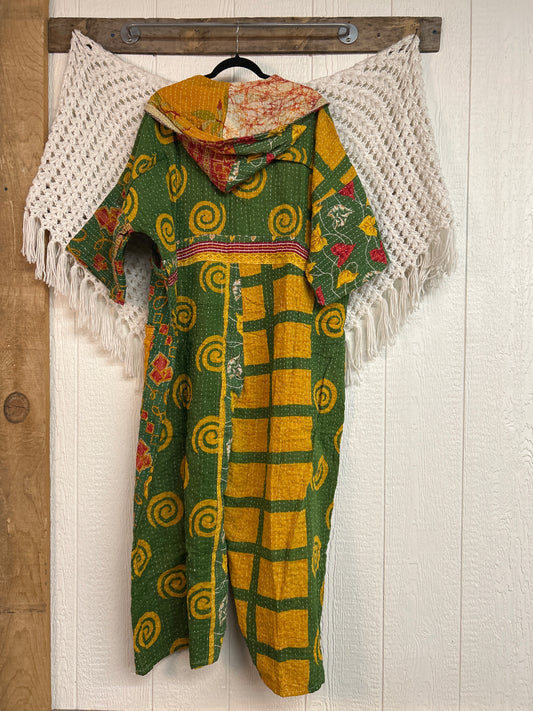 Kantha Zen Hoodie Jumpsuit 0925 210