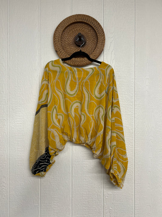 Crepe Sari Luna Crop Top 0126 110